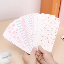 10 шт. bznvn Новинка, Южно-корейские канцелярские товары оптом конверты 6(5 упаковок); Романтический рисунок с героями мультфильмов узор NJ-012-07 конверт