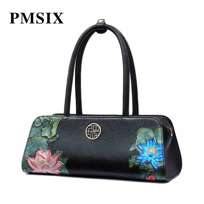 PMSIX Сумки из натуральной кожи женские элегантные Bolsa Feminina Роскошные дамские сумки