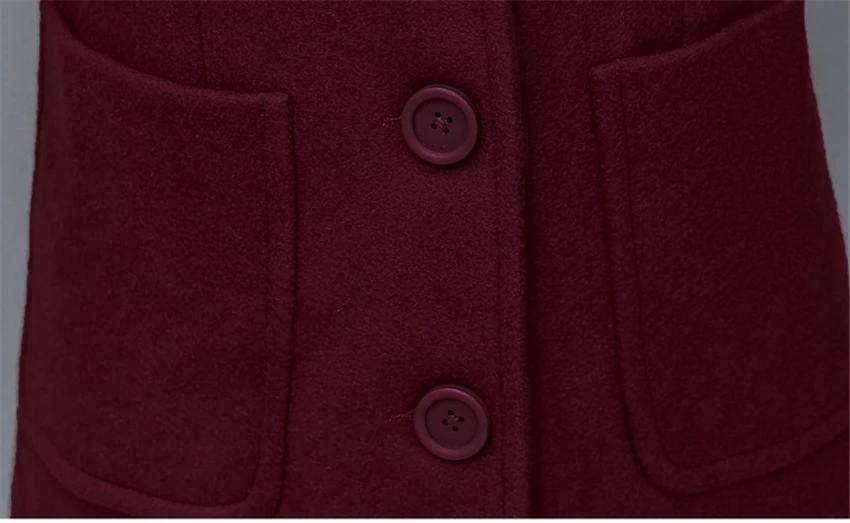 Большие размеры 2018 осень-зима модные женские туфли Шерстяное пальто свободные Имитация кашемира Верхняя одежда уплотненная подкладка