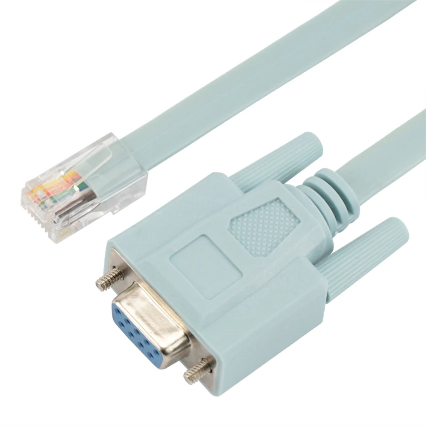 Cat5e RJ45 CAT6 для RS232 DB9 консоли Ethernet Кабель адаптер маршрутизатор сети Z09 консоль