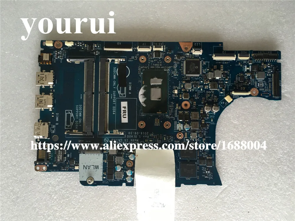 Для DELL 5567 5767 материнская плата для ноутбука I5 7500U CPU BAL20 LA D801P CN 0Y8N7H Y8N7H с графической