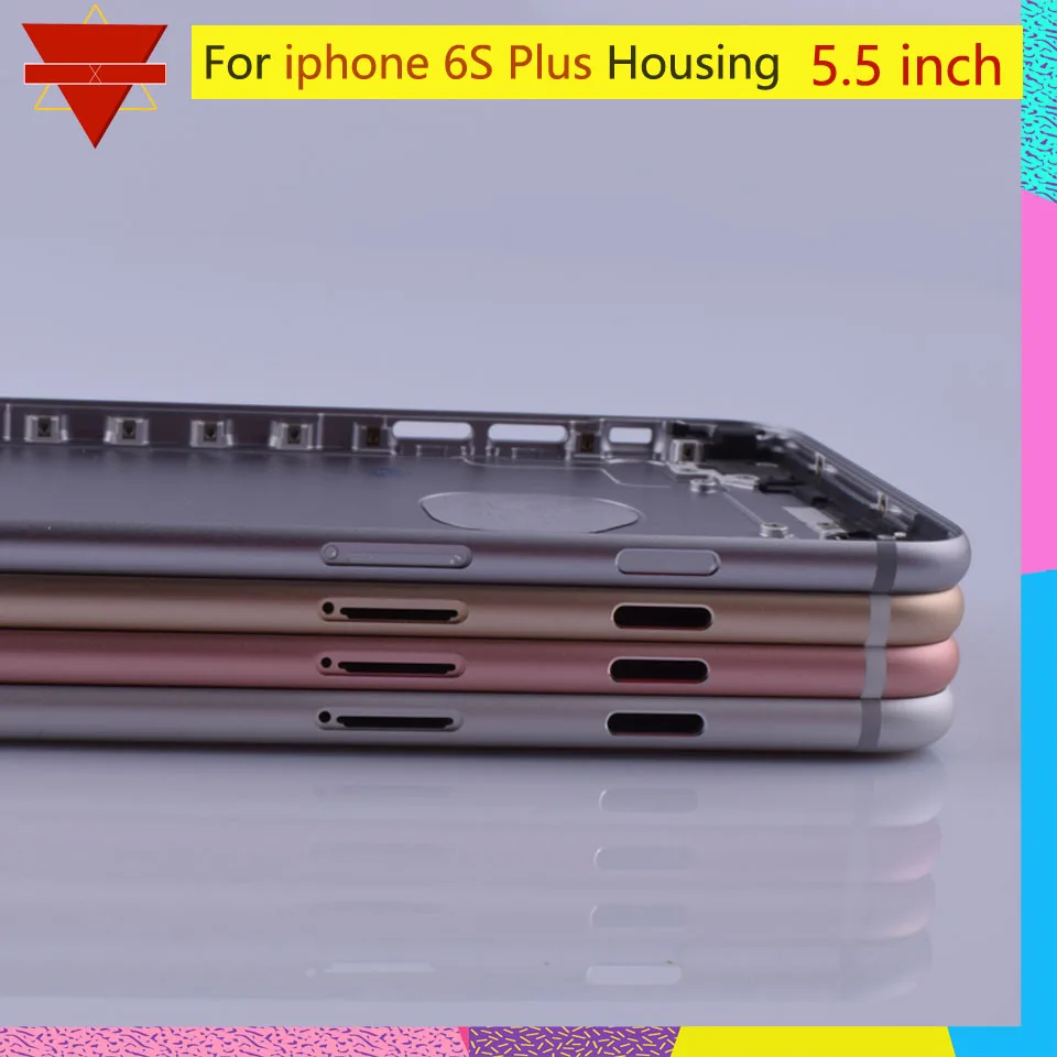 5," оригинальное качество для iphone 6 S Plus 6SP задний промежуточный корпус Аккумулятор для шасси крышка двери для iphone 6splus задняя крышка