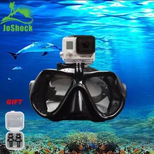 JOSHOCK Professional Skuba очки-маска для ныряния для GoPro Xiaomi SJCAM спортивные камера затычки ушные для плавания в подарок