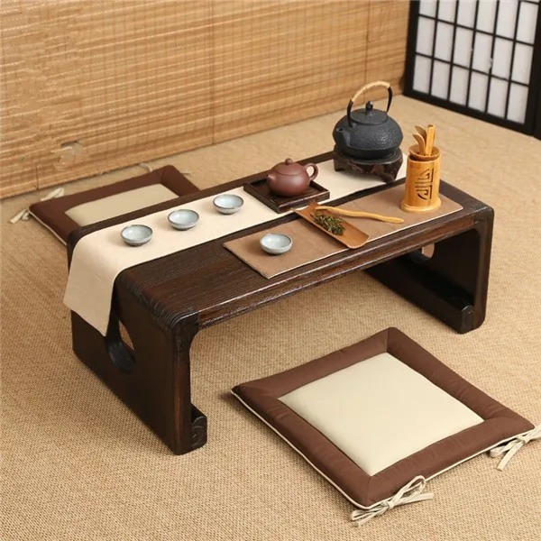 Восточный мебель китайский низкий чайный столик небольшой прямоугольник 80x39 см гостиная столик для чай, кофе под старину Gongfu Чай Таблица