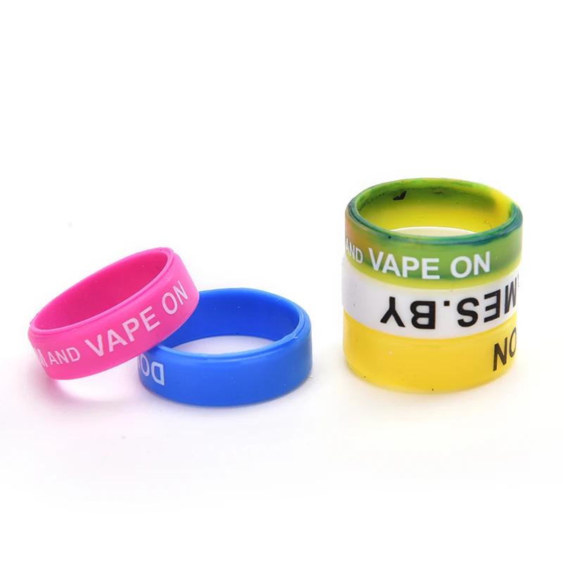 New 5PCS Silicone Rubber Band Vape Ring For Mechanical Decorative