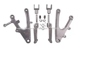 

Motorcycle Front Silver / Black Bracket Footrest for YAMAHA YZFR1 2004 - 2006 fit for YAMAHA YZFR1 Bracket Footrest