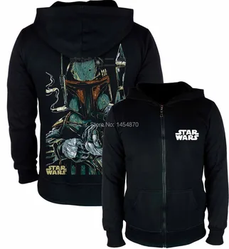 

Cool Film Star Wars chandal Darth Vader brand clothing Hoodies Winter jacket Black Zipper Sweatshirt fleece sudadera