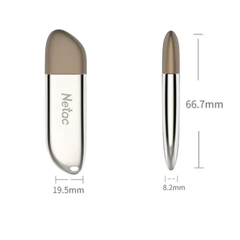 Netac USB 3.0 Flash Drive 16GB 32GB 64GB 128GB Metal Mini Memory Stick Cle USB New Pendrive Flashdi