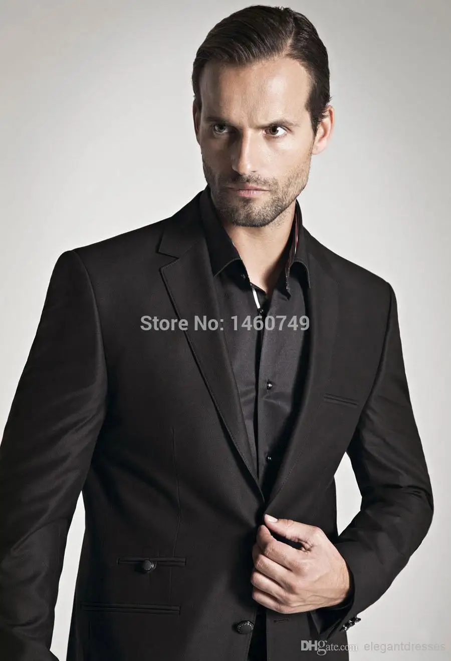 New 2015 Design Cheap Tuxedos Man Suit Slim Fit Groomsman Bridegroom