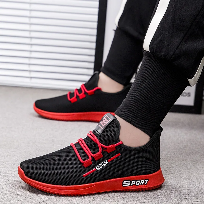 

2019 men's sports shoes new breathable mesh men's shoes outdoor running shoes slow walking thick men's sports shoes Men Sneakers