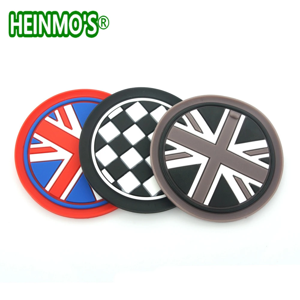 For Mini Cooper Clubman Countryman 03-17 R56 Auto Car Interior Styling Accessories Water Cup Bottle Holder Anti-slip Pad Mat Gel (3)