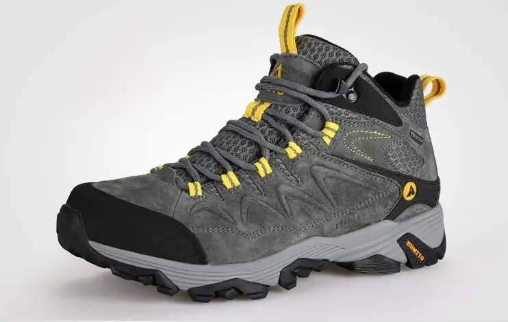 

HUMTTO Men autumn winter hiking boots males waterproof breathable non-slip genuine leather moutain trekking walking travel shoes