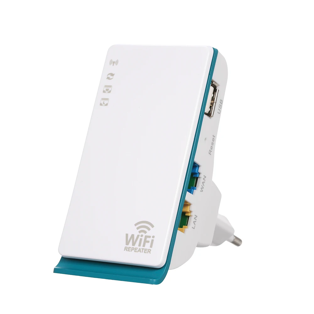 Беспроводной ретранслятор WiFi удлинитель с RJ45 LAN и WAN портом 2,4G Диапазон Wi-Fi ретранслятор/AP режим ЕС вилка