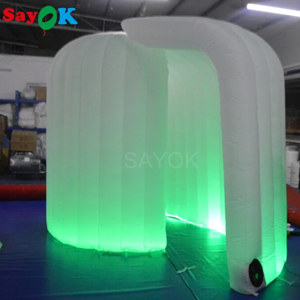Sayok 3x2x2 3 м в высоту форме иглу надувная фотобудка для свадьбы светодиодный