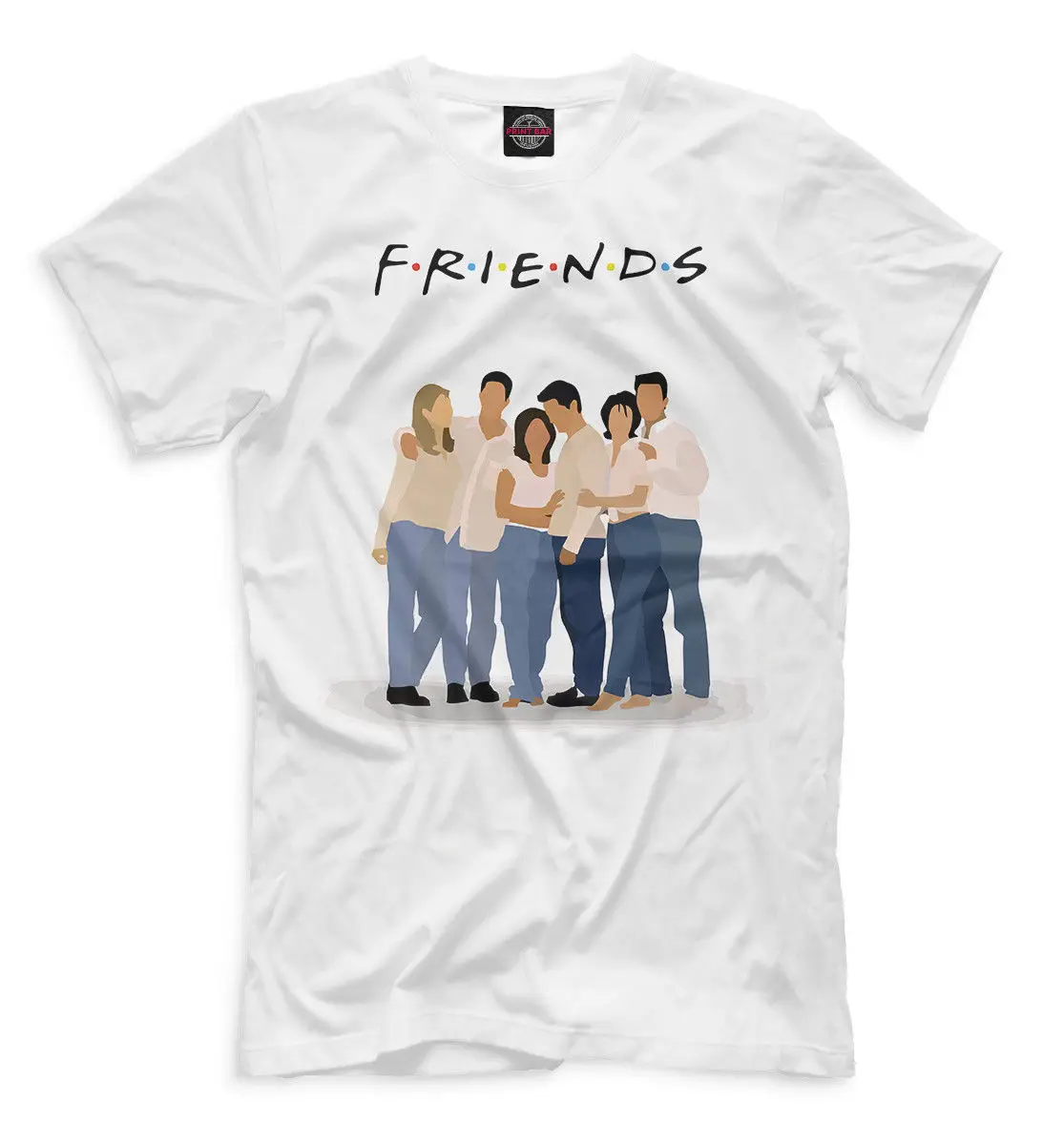 Одежда для друзей ТВ шоу Ф. И. Т. Н. Футболка Amigos camiseta sitcom Freunde крутая Повседневная