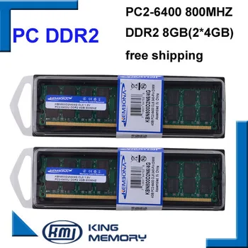 KEMBONA-KIT de memoria RAM DDR2 para ordenador de escritorio, 8GB, 800Mhz, 2x4gb, PC2-6400 ddr2 800D2N6/4G, funciona para A-M-D placa base