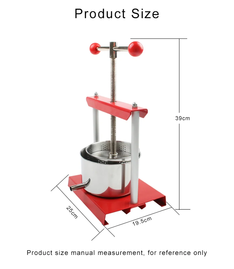 Нержавеющая сталь ручная соковыжималка апельсиновый лимон цитрусовый пресс соковыжималка медленная соковыжималка ручной фруктовый сок вино сепаратор масло Pourer
