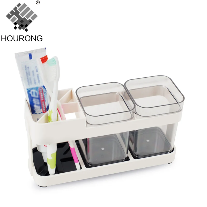 

Fashion Lovers' Tooth Cup Multifunction Toothbrush Holders Toothpaste Holder Bathroom Accessories Set Dropshipping