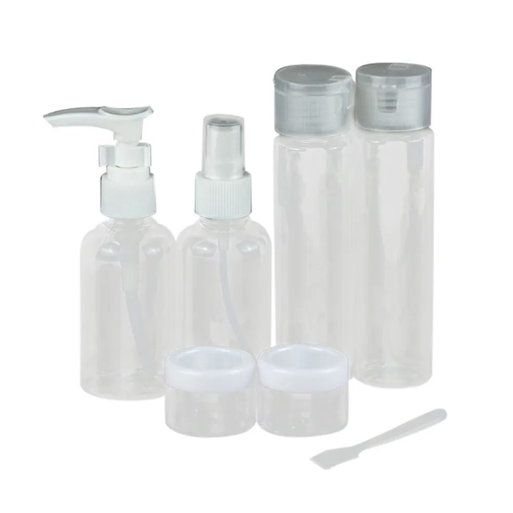6 шт. набор пластиковый прозрачный пустой бутылка с пульверизатором для путешествий бутылки для многоразового использования Защита