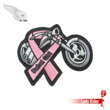 Жилет Rebel Girl мининашивка Rider вышитые железные на спине куртки нашивки черный твил Ткань Пользовательские DIY логотип