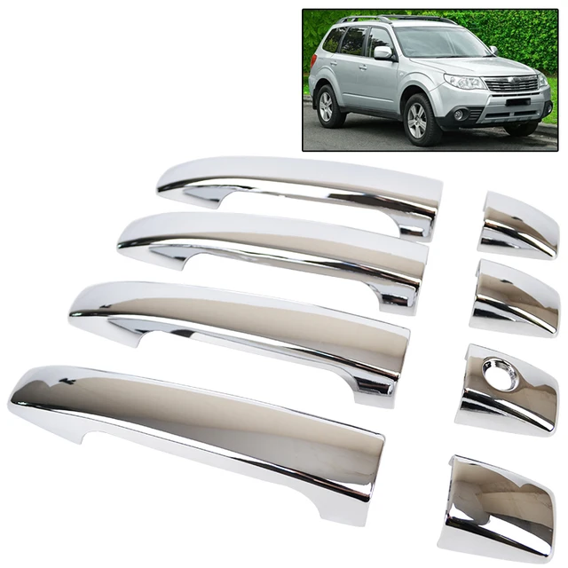Fit For Subaru Forester 2009 2010 2011 2012 2013(Sh) Chrome Door Handle Cover Trim Catch Molding