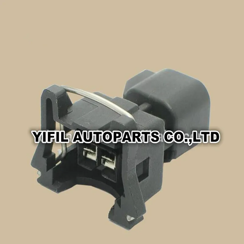 

10pcs/lot EV1 to EV6 2 Pin/Way Male Dual Slot Auto Connector Fuel Injector Plug Adapter