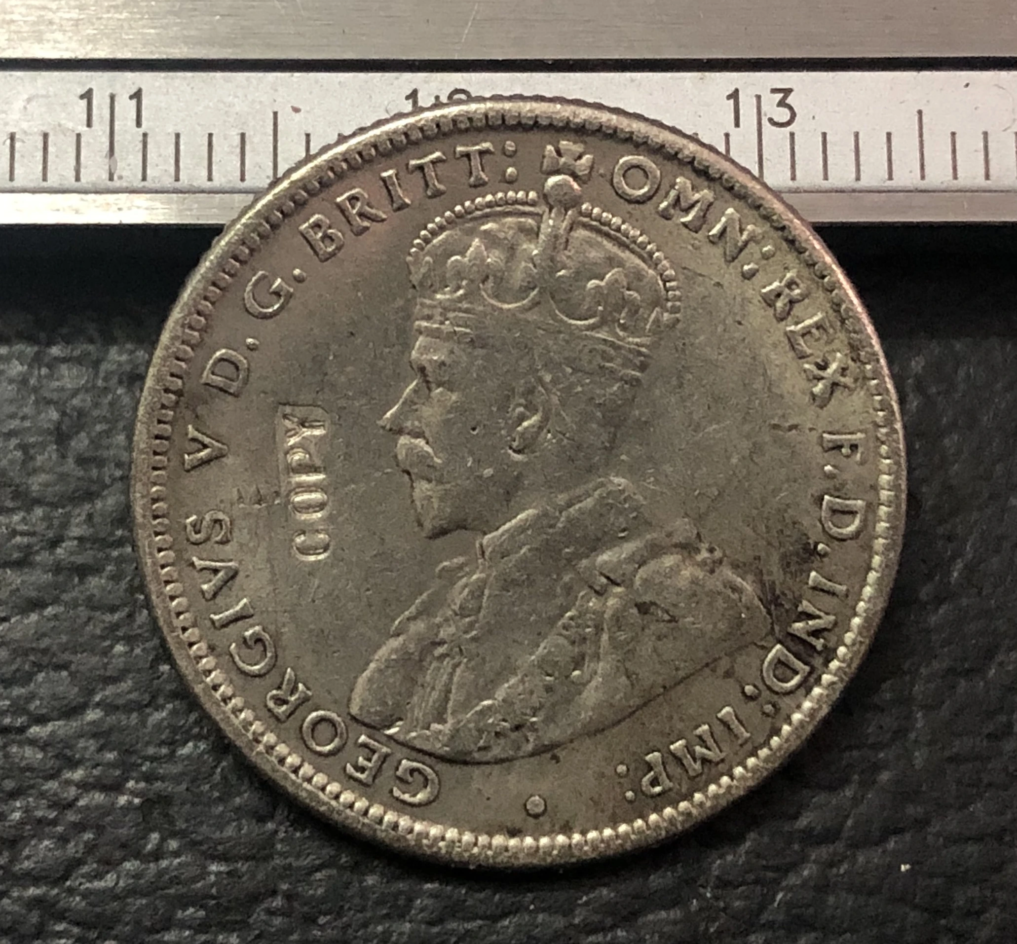 1924 австралийская копия серебряной монеты George V | Дом и сад