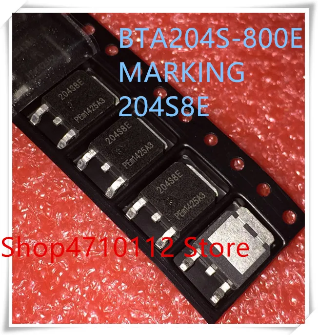 Новинка 10 шт./лот BTA204S 800E MARKING 204S8E TO 252 IC|Аксессуары для батарей и ЗУ| |