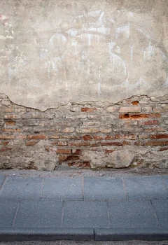 

HUAYI Old Brick Wall Art fabric Backdrop Photography For Newborn Drop Background XT-5584