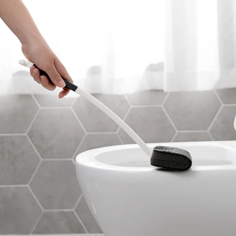 Sponge long handle toilet brush toilet cleaning brush no dead corner