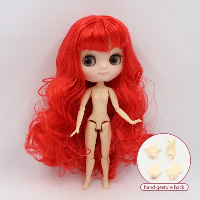 Кукла Middie blyth 20 см, шарнирное тело с жестом руки 1/8 bjd, модные куклы, фабричная Обнаженная - Цвет: -BL1248