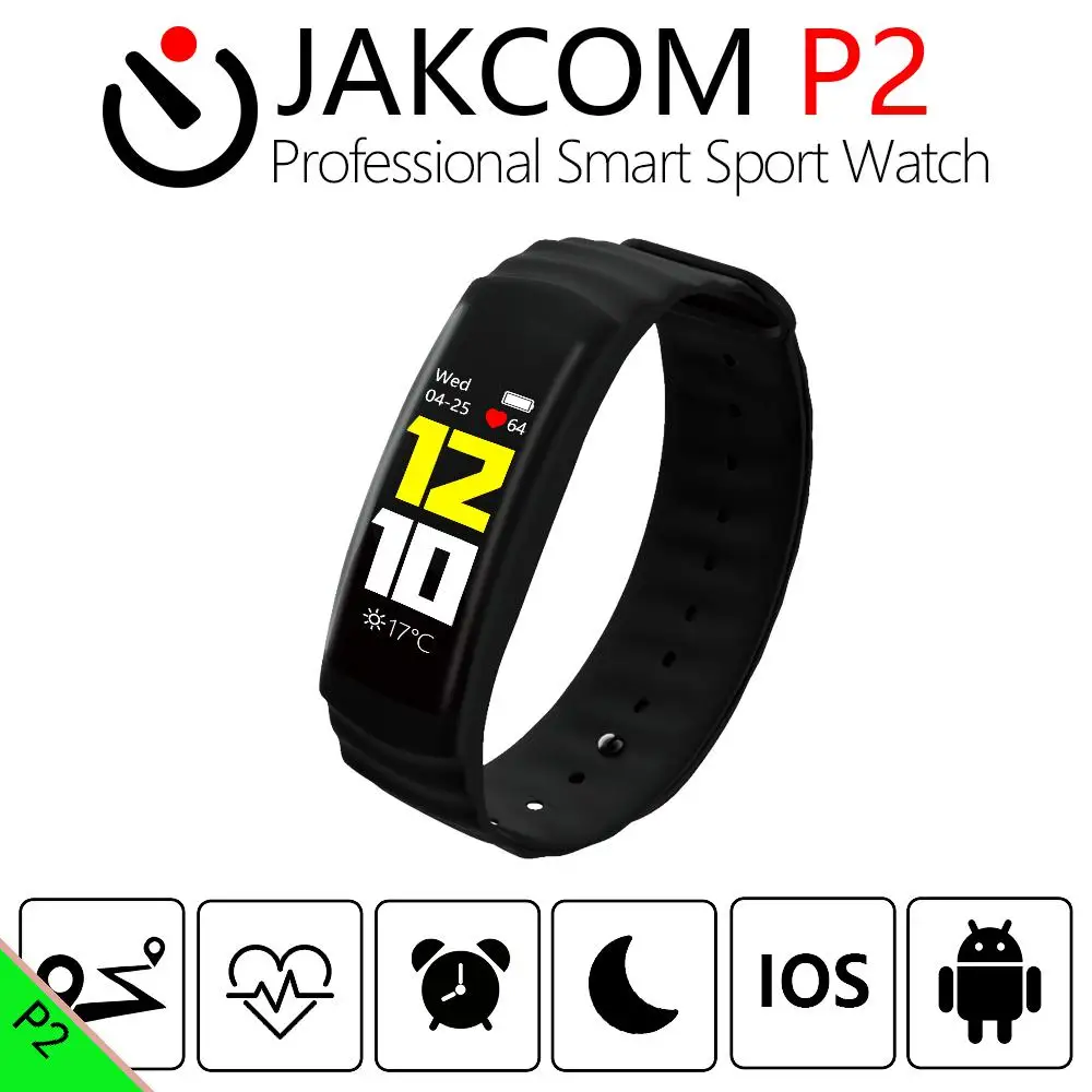 JAKCOM P2 profesional reloj deportivo inteligente venta caliente en los rastreadores de actividad inteligente como perte stm32 alarmas para llaves