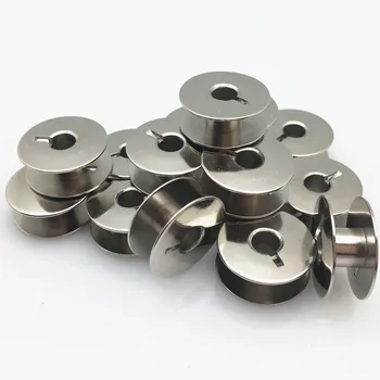 

20PC L" Metal Bobbins for Sewing machine Alphasew (55623S), (SA159), (H12413002) 5BB5007