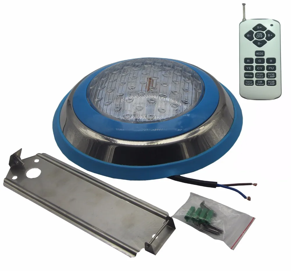 

FB Colored Multicolor Pool LED Underwater Light 12VAC Jacuzzi Lamp IP68 Water proof Stainless Steel 18W 36W 54W