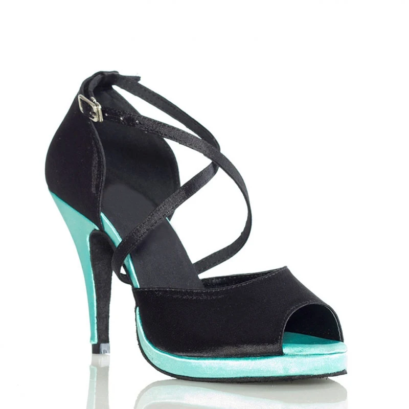 Dilechi/Новинка; обувь для латинских танцев на платформе и высоком каблуке 10 см; женская Обувь для бальных танцев; обувь для сальсы и самбы - Цвет: as picture heel 10cm