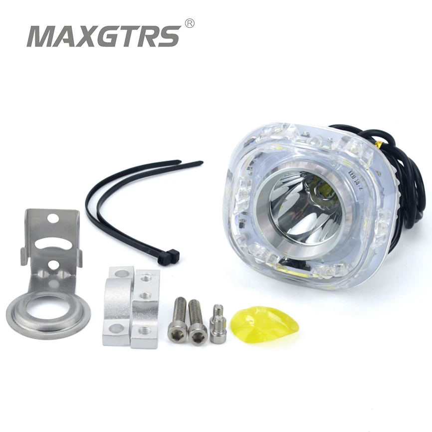 

21W High Power LED Motorcycle Headlight DRL and Major Fog Light Headlamp DRL For All Motorcycle Accessories DC8-85V Waterproof