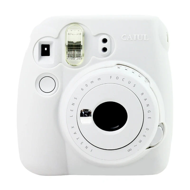 Для Fuji Fujifilm Instax Mini 9 Mini 8 8+ чехол для камеры классический фосфоресцирующий чехол для камеры моментальной печати - Цвет: White