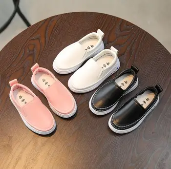 

Children sneakers 2019 Spring child Casual shoes New Fashion Girls Flats Boys sports white shoes Carrefour big/little kids shoes