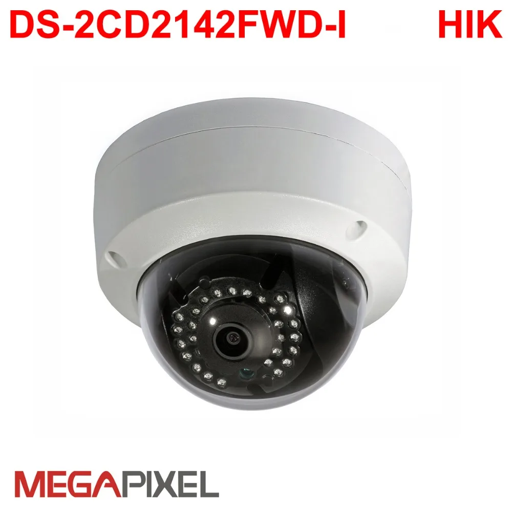 4mp IP камера DS 2CD2143G0 I POE WDR IP66 CCTV видеонаблюдения сеть безопасности HD1080p Мини ИК