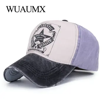 

Wuaumx Spring Summer Baseball Caps For Men Hats For Women Spring Five Pointed Star Outdoor Sports Snapback Hat Men's Wash Cap