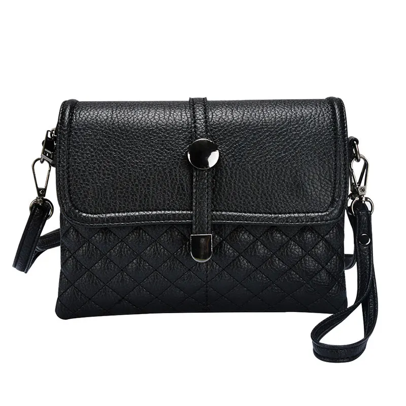 

Small Size Women Messenger Bags Soft PU Leather Crossbody Bag For Women Black Clutches Small Shoulder Bag Bolsas Femininas