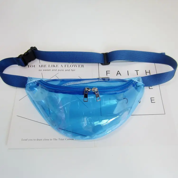 2019 водостойкие ПВХ Желе Fanny Pack сумки Малый унисекс Летняя Пляжная сумка прозрачный сумки на пояс повседневное поясная сумка для