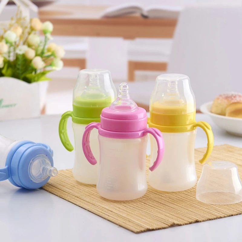 

Hold milk bottle Dustproof Wide Supplies Accessories Baby Feeding Bottle Handle With Screw Cap baby stuff