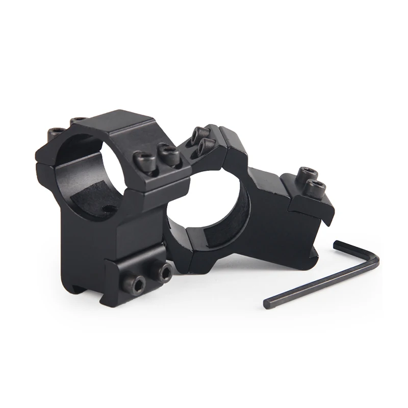 2pcs Rifle Tactical High Profile 25.4mm 1 Scope Rings 11mm Dovetail Rail Mount RL2-0008A (3)