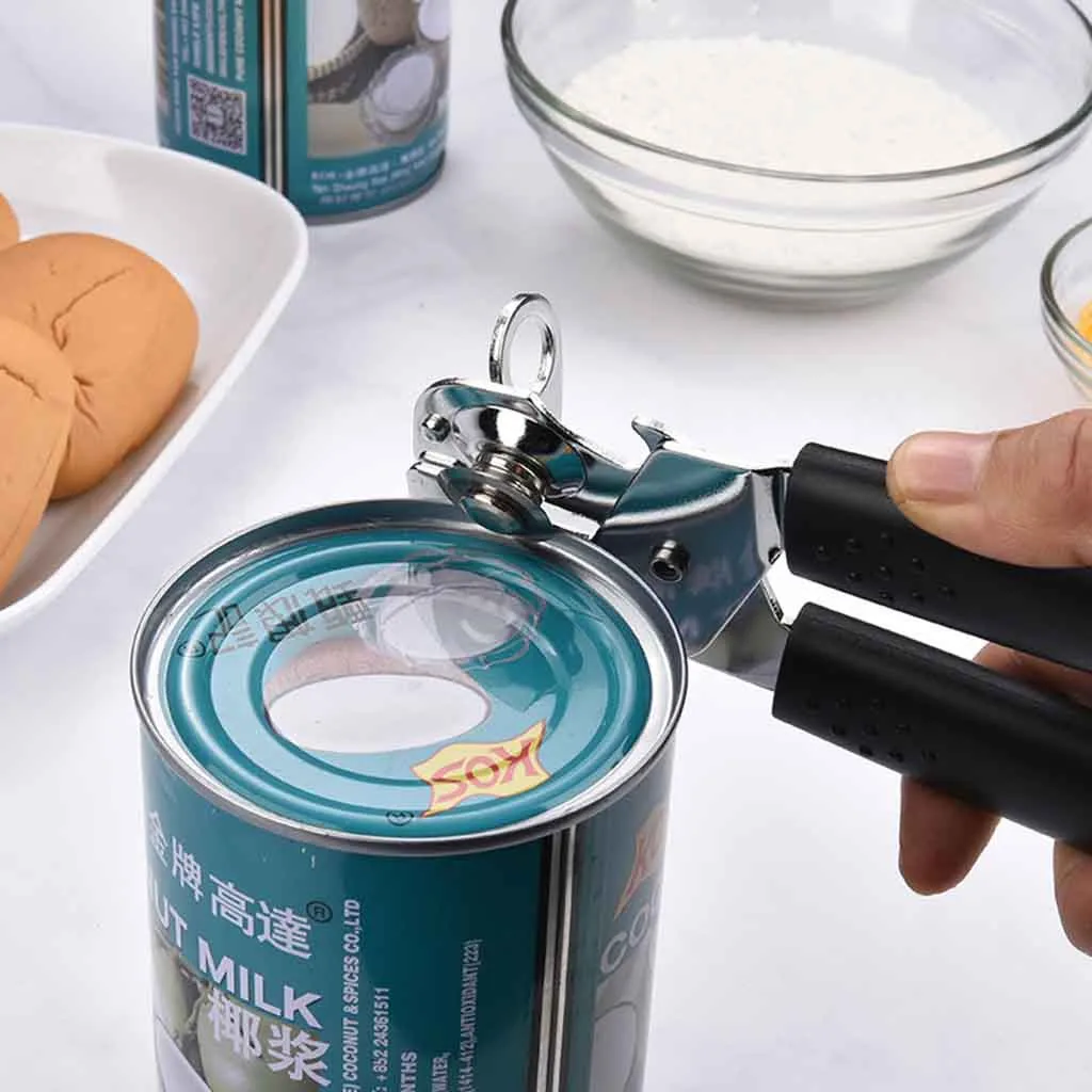 

New Multifunction Can Opener Manual Stainless Steel Bottle Opener Kitchen Tin Opener Smooth Edge For Cans Lid