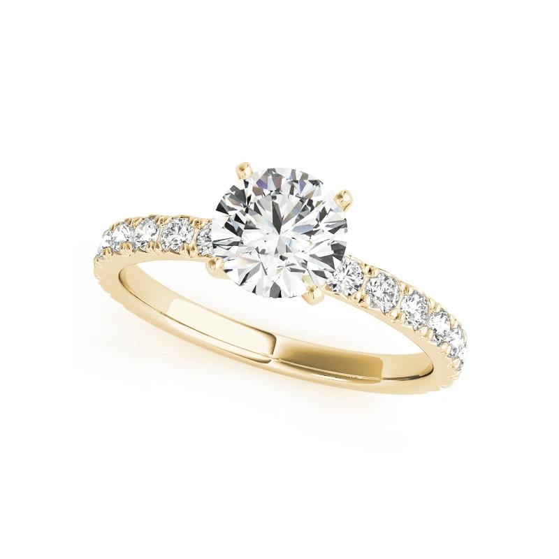 LESF Simple And Elegant Sona 925 Sterling Silver Wedding Ring For