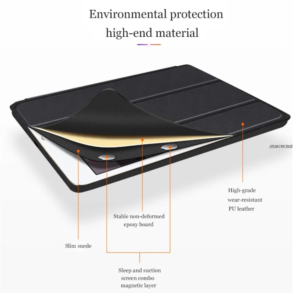 Умный чехол из искусственной кожи для Apple iPad Air 3 10 5 2019 с держателем карандашей