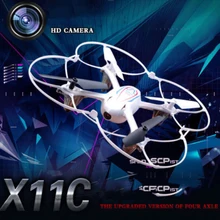 Mini rc Drone X11C 2.4G 4CH 6 Axis Gyro RC Quadcopter RTF RC Helicopter With 2MP HD Record Video Camera RC toy for kid best gift