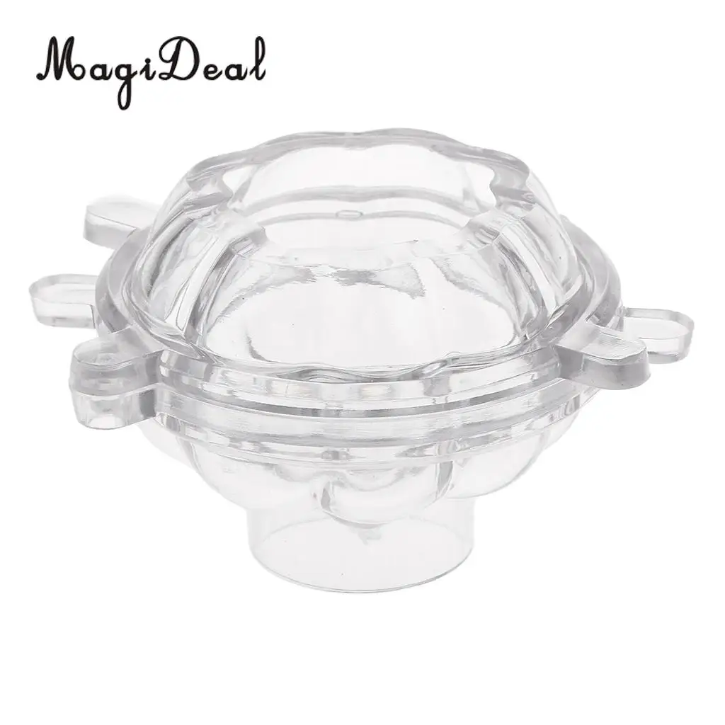 3D Pumpkin Shaped Plastic Clear Candle Making Mould Soap Mold for DIY Candle Making Halloween Decoration Craft Mold