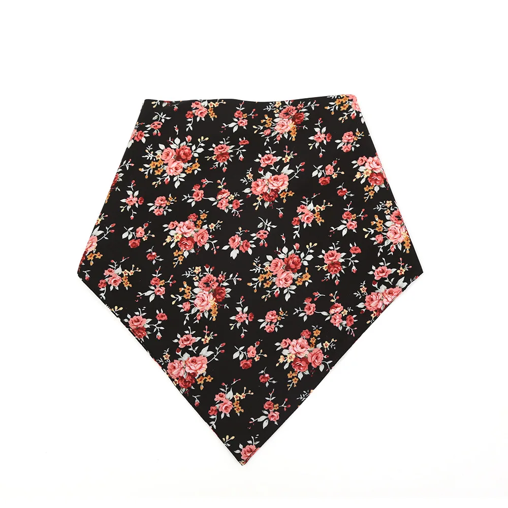Dog Bandana Cotton Scarf Bib Flower Grooming Accessories Bandage Collar for Small Medium Large Pet Fashion Design